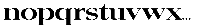 Quarter Theory Sf Extra Expanded Font LOWERCASE