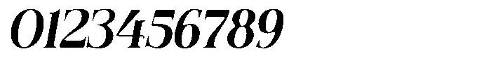 Quarter Theory Sf Italic Font OTHER CHARS