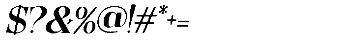 Quarter Theory Sf Italic Font OTHER CHARS