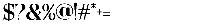 Quarter Theory Sf Regular Font OTHER CHARS