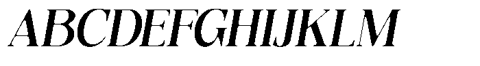 Quarter Theory Sf Semi Condensed Italic Font UPPERCASE