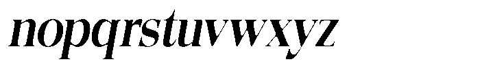 Quarter Theory Sf Semi Condensed Italic Font LOWERCASE