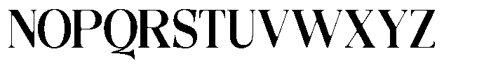 Quarter Theory Sf Semi Condensed Font UPPERCASE