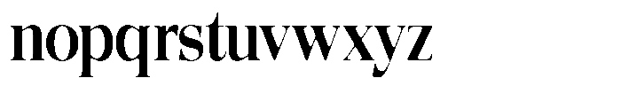 Quarter Theory Sf Semi Condensed Font LOWERCASE