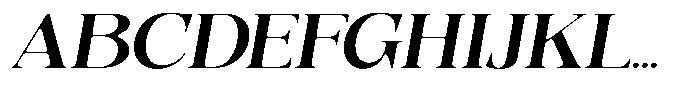 Quarter Theory Sf Semi Expanded Italic Font UPPERCASE