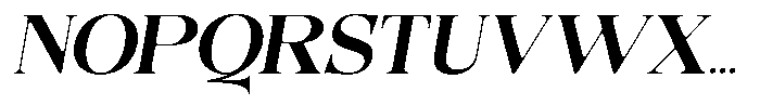 Quarter Theory Sf Semi Expanded Italic Font UPPERCASE