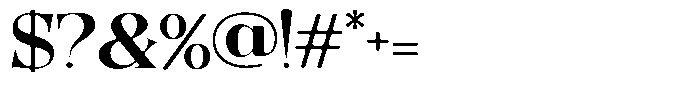 Quarter Theory Sf Semi Expanded Font OTHER CHARS