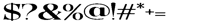 Quarter Theory Sf Ultra Expanded Font OTHER CHARS