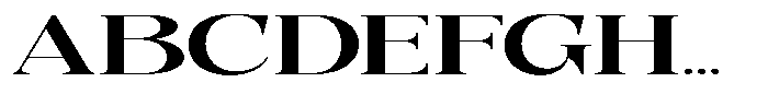 Quarter Theory Ultra Expanded Font UPPERCASE