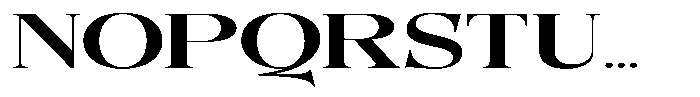 Quarter Theory Ultra Expanded Font UPPERCASE