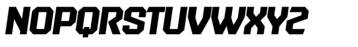 Quarterback Italic Font UPPERCASE
