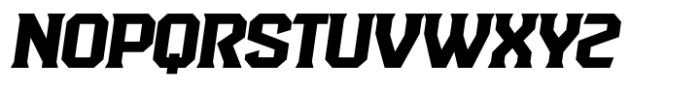 Quarterback Serif Italic Font UPPERCASE