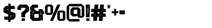 Quarterback Stamp Font OTHER CHARS