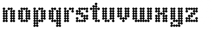 Quartertone Font LOWERCASE