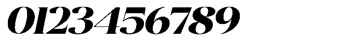 Quarty Cray Serif Black Italic Font OTHER CHARS
