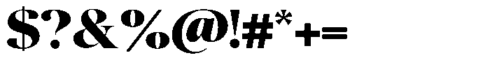 Quarty Cray Serif Black Font OTHER CHARS