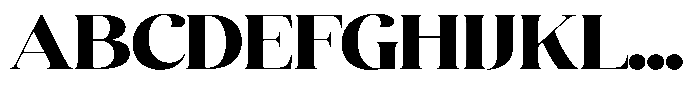 Quarty Cray Serif Black Font UPPERCASE