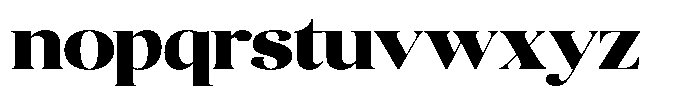 Quarty Cray Serif Black Font LOWERCASE