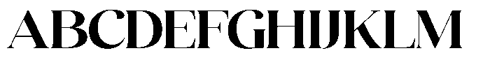 Quarty Cray Serif Bold Font UPPERCASE