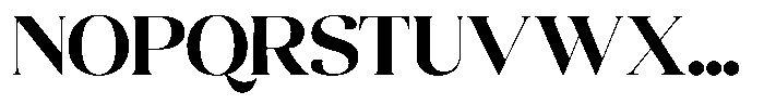 Quarty Cray Serif Bold Font UPPERCASE