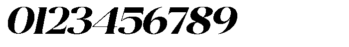 Quarty Cray Serif Extra Bold Italic Font OTHER CHARS