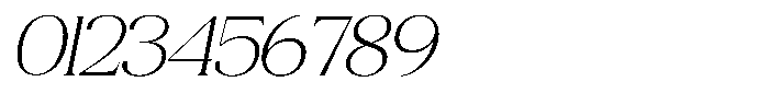 Quarty Cray Serif Extra Light Italic Font OTHER CHARS
