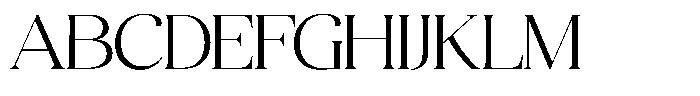 Quarty Cray Serif Light Font UPPERCASE