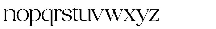 Quarty Cray Serif Light Font LOWERCASE