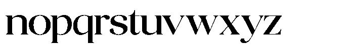 Quarty Cray Serif Medium Font LOWERCASE