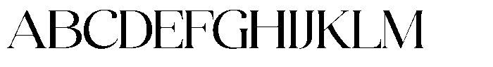 Quarty Cray Serif Regular Font UPPERCASE