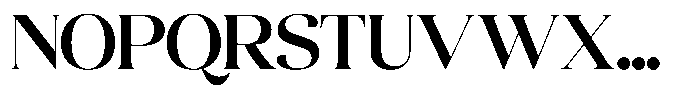 Quarty Cray Serif Semi Bold Font UPPERCASE