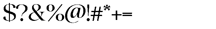 Quarty Cray Serif Thin Variable Font OTHER CHARS