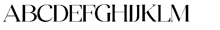 Quarty Cray Serif Thin Variable Font UPPERCASE