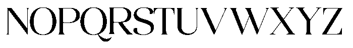Quarty Cray Serif Thin Variable Font UPPERCASE