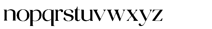 Quarty Cray Serif Thin Variable Font LOWERCASE