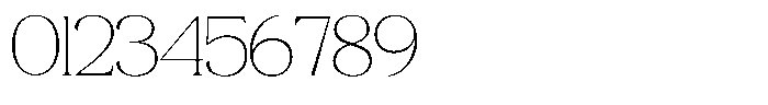 Quarty Cray Serif Thin Font OTHER CHARS
