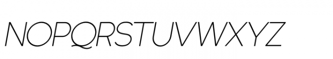 Quartz Grotesque Oblique Font UPPERCASE