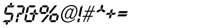 Quartz Italic Font OTHER CHARS