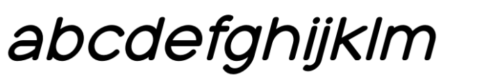 Quasar Soft Black Italic Font LOWERCASE