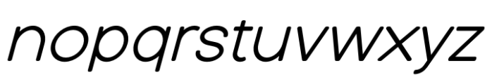 Quasar Soft Bold Italic Font LOWERCASE