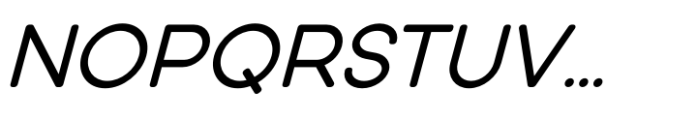 Quasar Soft Extra Bold Italic Font UPPERCASE