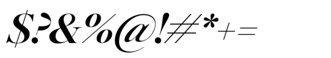 Quase Display Medium Italic Font OTHER CHARS