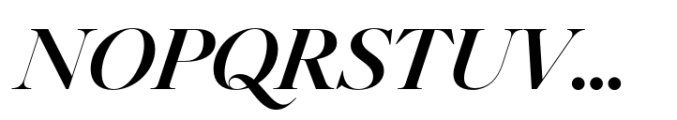 Quase Display Medium Italic Font UPPERCASE