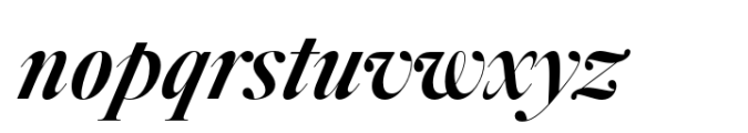 Quase Display Medium Italic Font LOWERCASE
