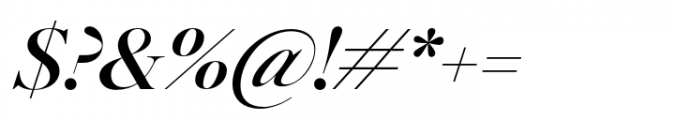 Quase Display Regular Italic Font OTHER CHARS