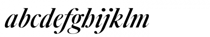 Quase Display Regular Italic Font LOWERCASE