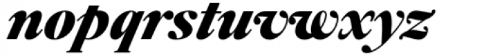 Quase Headline Black Italic Font LOWERCASE