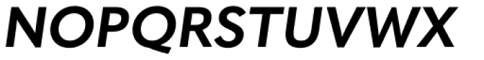 Quasimoda Bold Italic Font UPPERCASE