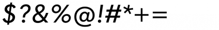 Quasimoda Medium Italic Font OTHER CHARS
