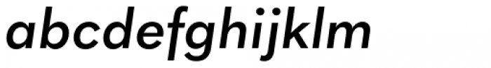 Quasimoda SemiBold Italic Font LOWERCASE